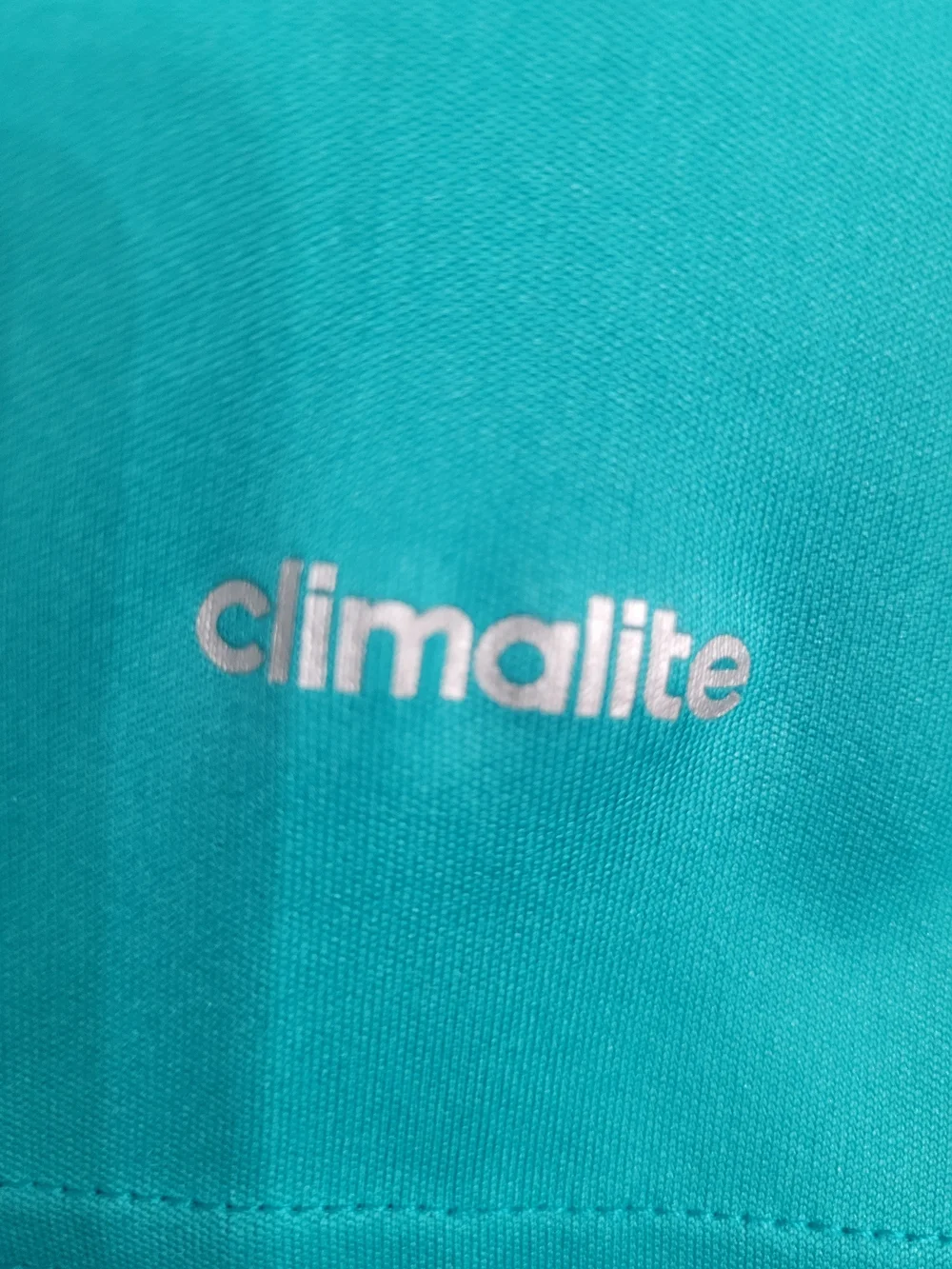 adidas Teal Short Sleeve Crew Neck Athletic T-Shirt Mens- L